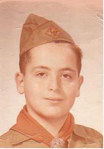 Me as Boy Scout 12 or 13 years old about